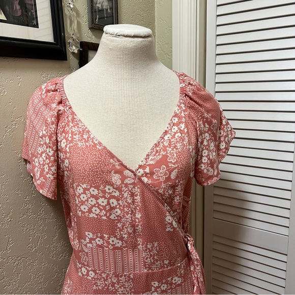 Wrangler Retro Women’s Hi-Lo Dress Melon Size S - Picture 2 of 12